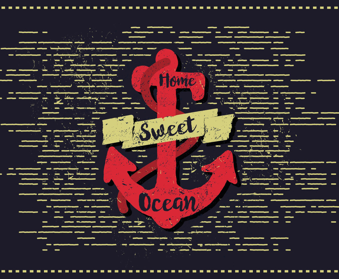 Free Vintage Anchor Vector Illustration