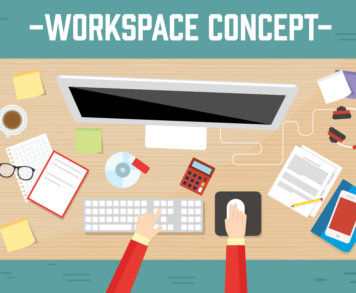 Free Workspace Vector