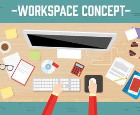Free Workspace Vector