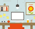 Photographers Workspace Concept Vector Illustration