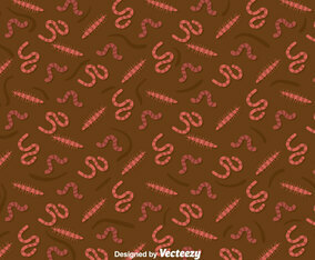 Earthworm Pattern Background