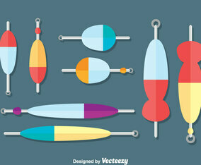 Fishing Lure Collection vector