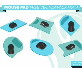 Mouse Pad Free Vector Pack Vol. 4