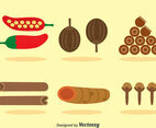 Herbs And Spices Flat Vector