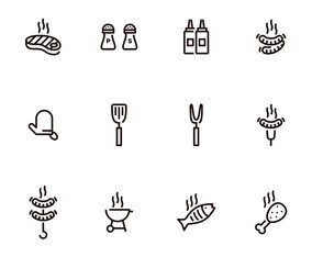 Barbecue Icon Set
