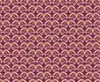 Magenta Vector Western Flourish Pattern