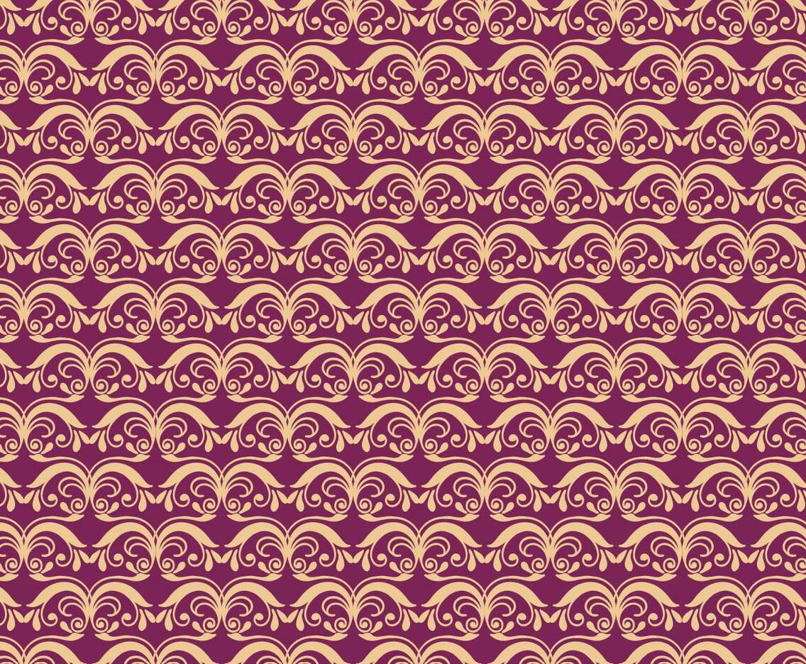 Magenta Vector Western Flourish Pattern