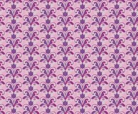 Pink Vector Western Flourish Pattern