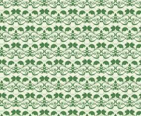 Emerald Vine Vector Western Flourish Pattern