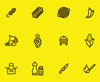 Barbecue Icon Set
