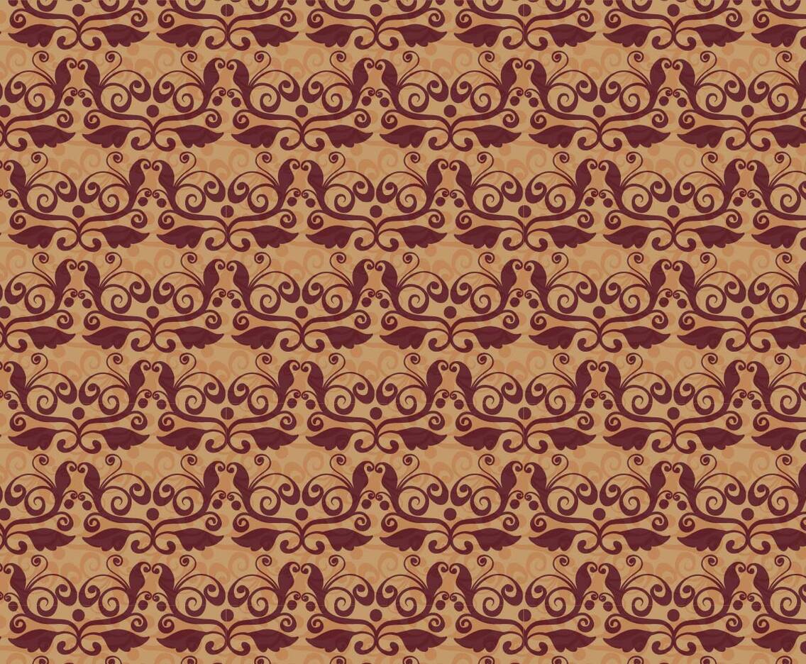 Rusty Vector Western Flourish Pattern