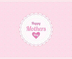 Free Vector Happy Moms Day Illustration