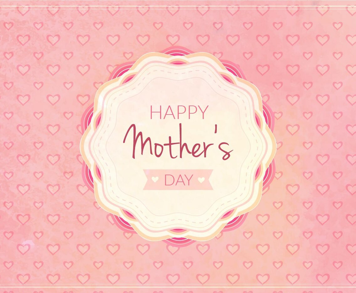 Free Vector Happy Moms Day Illustration
