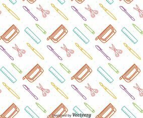 Colorful Stationary Seamless Pattern