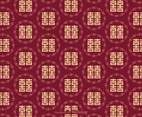 Free Double Happiness Seamless Pattern