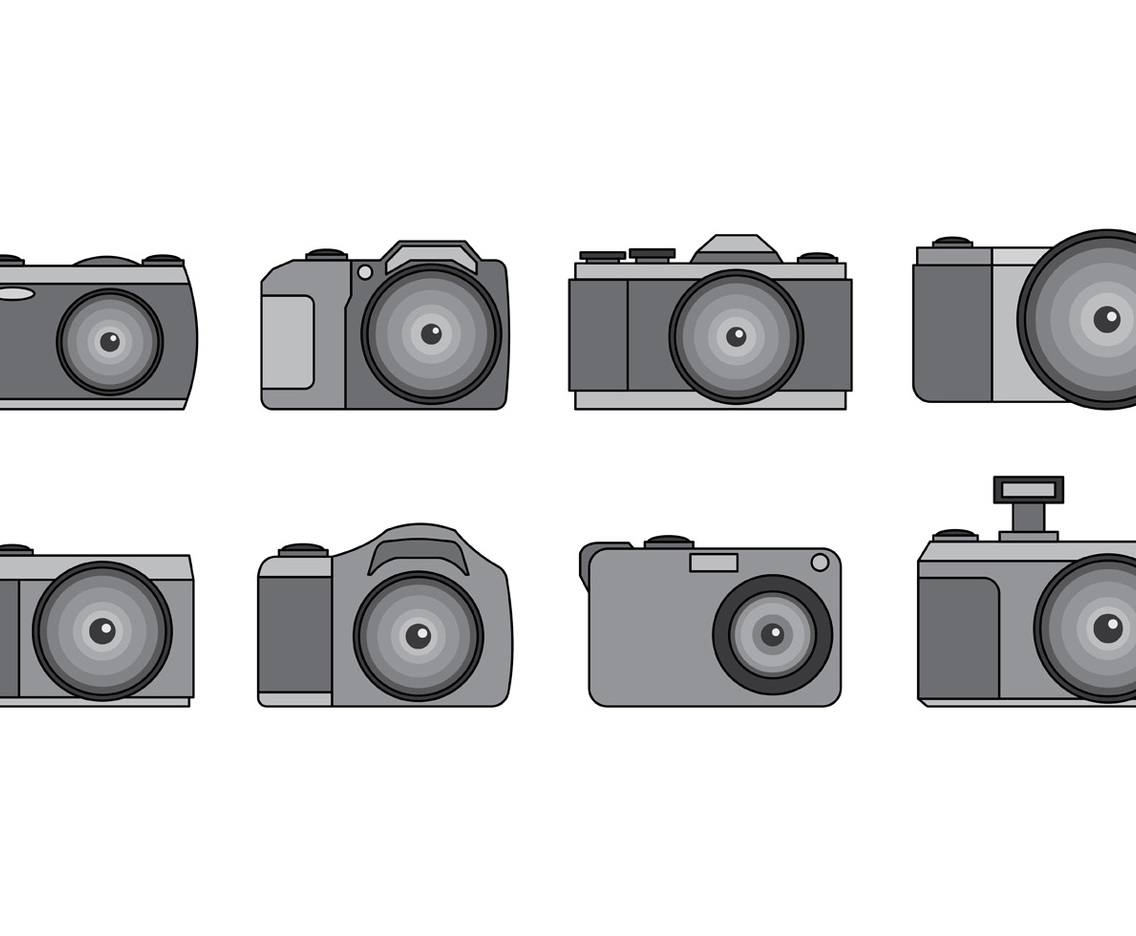 Set Of Camara Vector