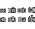 Set Of Camara Vector