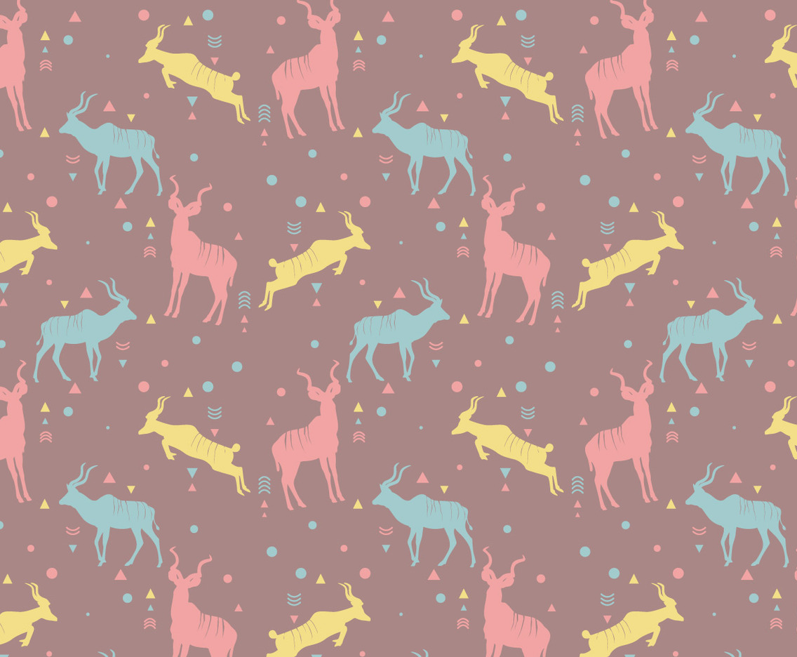 Kudu Pattern Vector