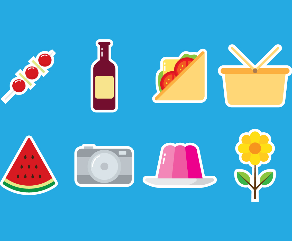 Picnic Sticker Icon