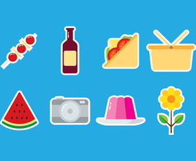 Picnic Sticker Icon