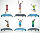 Trampoline Vector