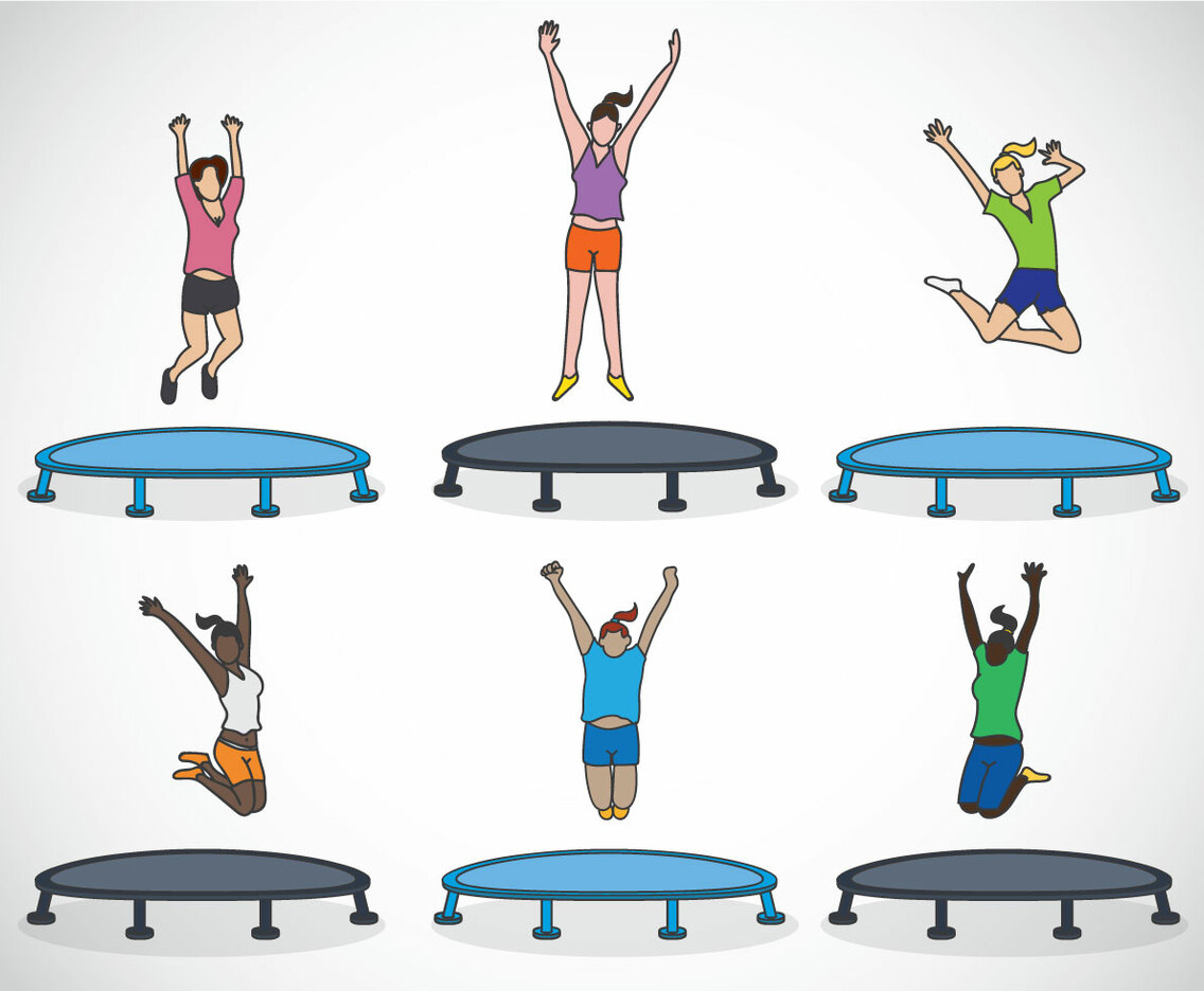 Trampoline Vector