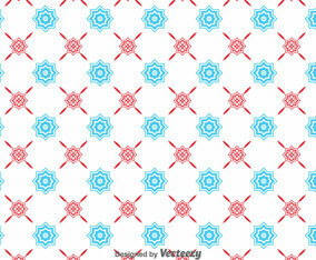 Traditional Ornament Tiles Background
