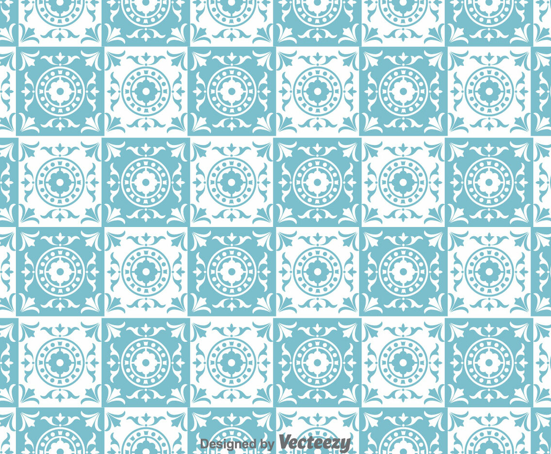 Traditional Tiles Pattern Vector