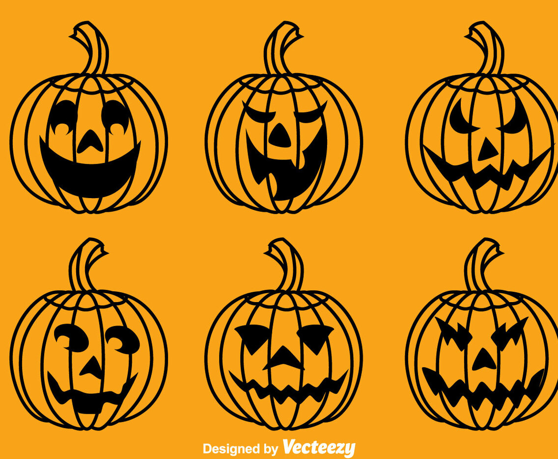 Halloween Pumpkin Collection Vector