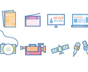 Free News  Journalism Vector