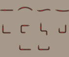 Earthworm Icon Set