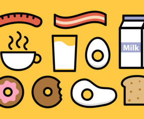 Free Breakfast Vector