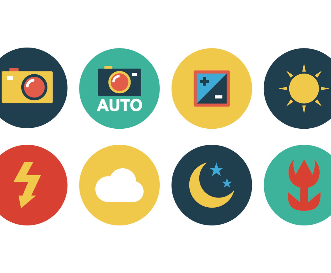 Free Flat Camera Icons