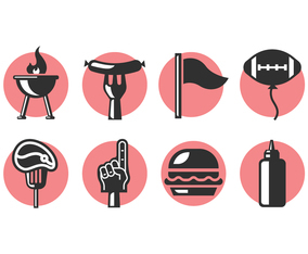 Tailgate Party Icons