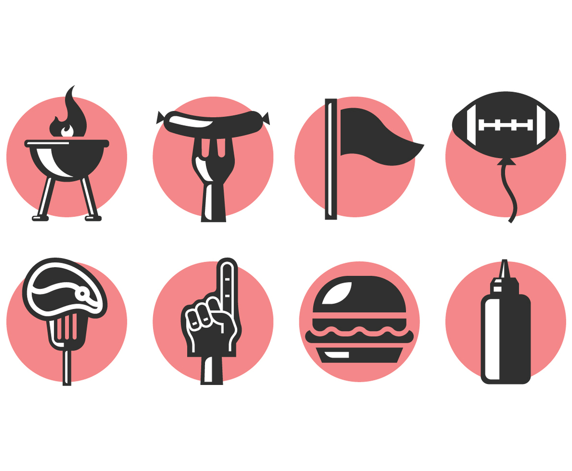 Tailgate Party Icons