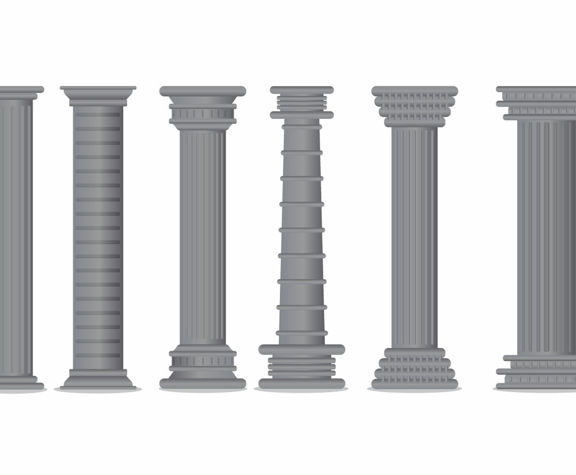 Roman Pillar Vector