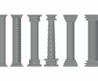 Roman Pillar Vector