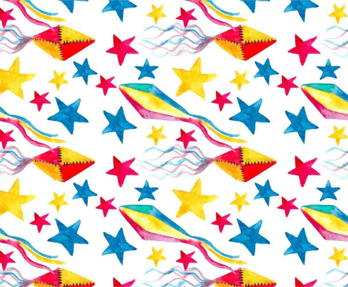 Free Vector Junina Kite Background