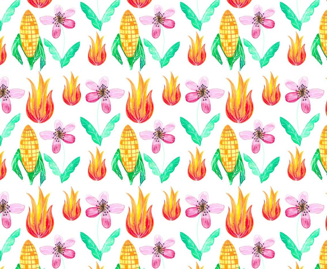 Free Vector Junina Corn Background