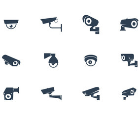 CCTV Cameras Vector