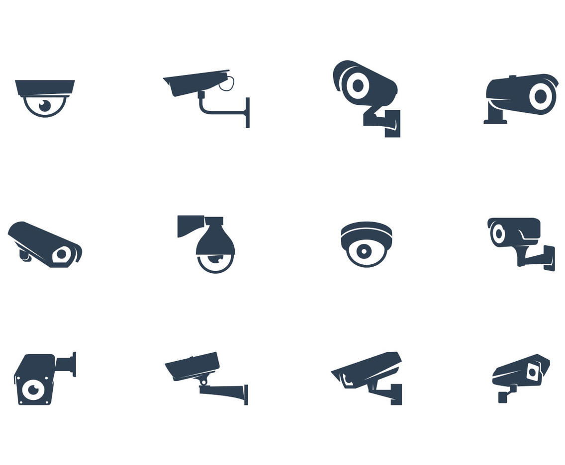 CCTV Cameras Vector