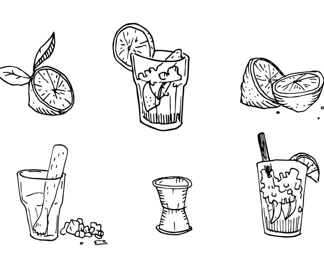 Caipirinha Vector Set