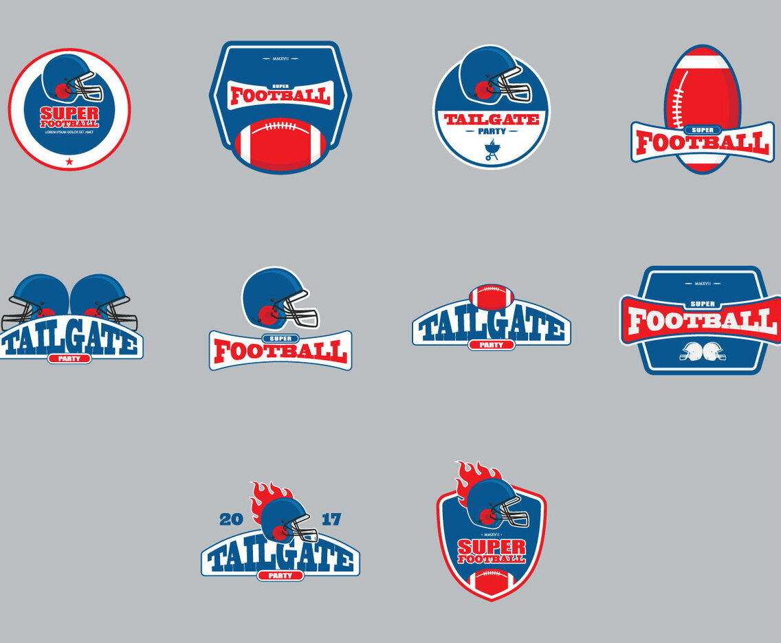 Tailgate Emblem Icon Set