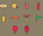 Tailgate Icon Set