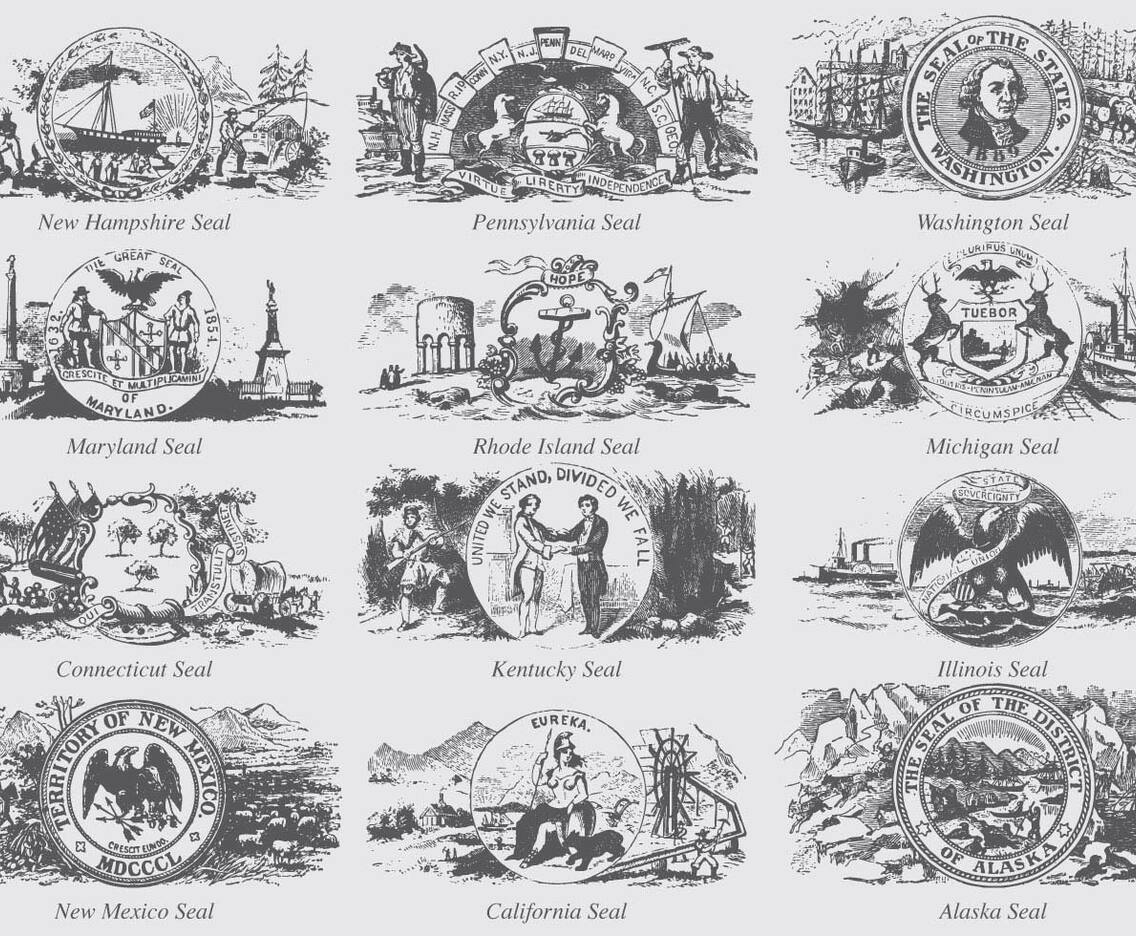 Seals Of States Of USA