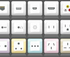Plug And Socket Icons
