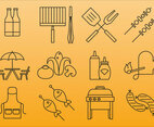 Grill And Bbq Icons