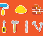Construction Sticker Icons