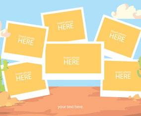 Canyon Photo Collage Template