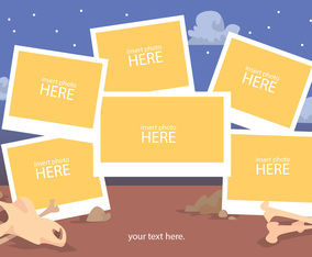 Canyon Photo Collage Template